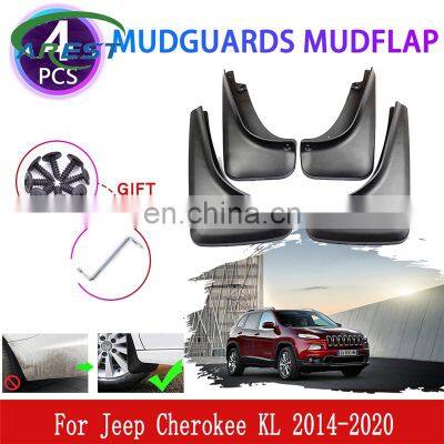 for Jeep Cherokee KL 2014 2015 2016 2017 2018 2019 2020 Mudguards Mudflap Fender Mud Flaps Splash Guards Protect Car Accessories