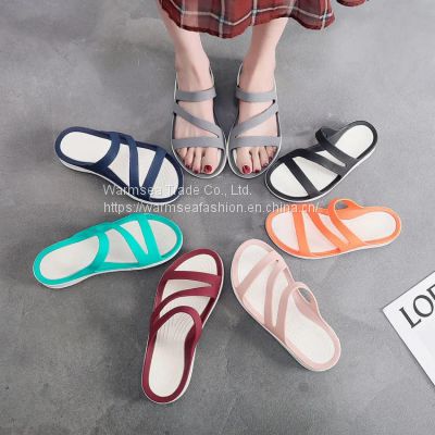 ladies women girls fashion leisure outdoor flat slippers shoes