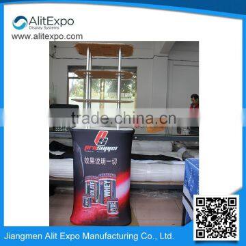 6ft & 8ft Fancy Customize Logo Table Advertising Stand, Counter Table Display photo-6