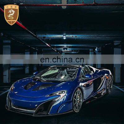 Top Quality Super Car Fiberglass Mix Carbon Fiber 675LT Full Body Kit For Mclaren 650S