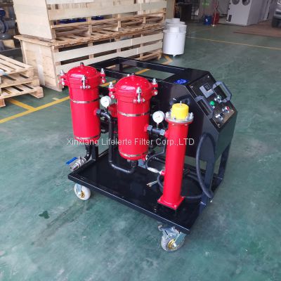 Portable Filter Unit for gear oils of high viscosity