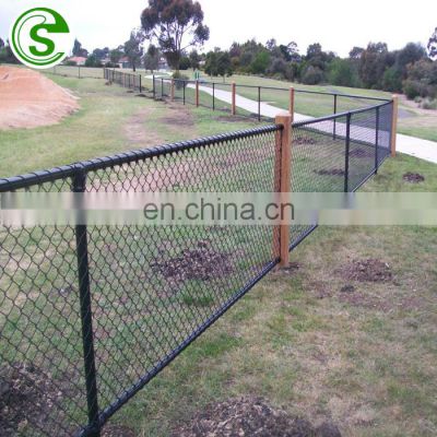 Diamond mesh fence chain link fencing plastic diamond woven wire mesh