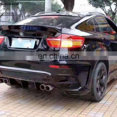 X6 E71 LM Style Wide Body Kit With 4 Output Central Exhaust For BMW X6 X6M E71 photo-5