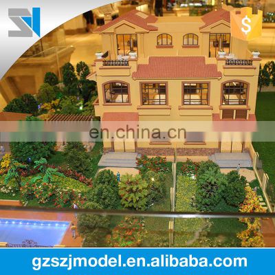 Artificial miniature villa scale model , architecture model scale figure