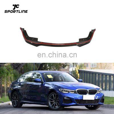 Carbon Fiber G20 Car Front Lip Splitter for BMW G20 330i M340i M Sport Sedan 2019-2020