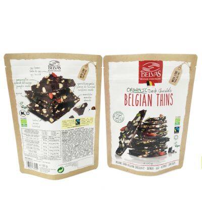 Custom Digital Printed Kraft Paper Chocolate Packing Bag photo-3