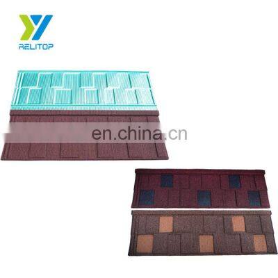 Wholesale aluminium zinc Shingle Type roofing sheet color stone coated roof tile