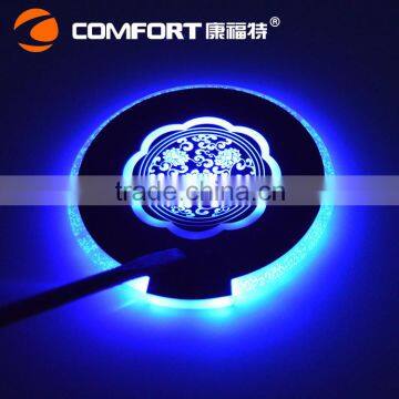 Plastic led lighting up coaster