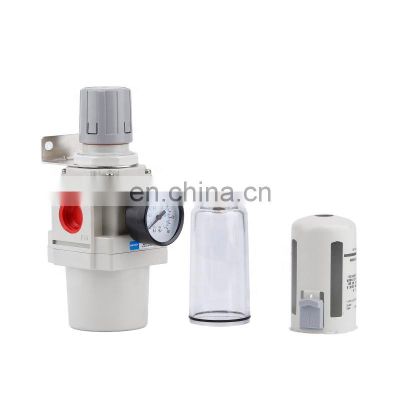 Automatic AW5000-10 G1 Different Pressure Drain Pneumatic Air Source Treatment Air Compressor Filter Pressure Regulator