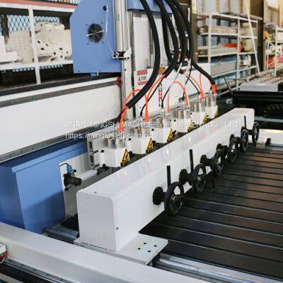 Wood Carpenter Multi Head 3D 1325 Cutting CNC Router Engraving Furniture Making Machine Wood Composite Door photo-4