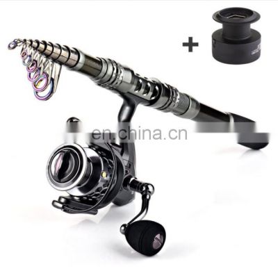 OEM Outdoor 1.8m, 2.1m, 2.4m, 2.7m Carbon Telescopic Clothes Fishing Rod