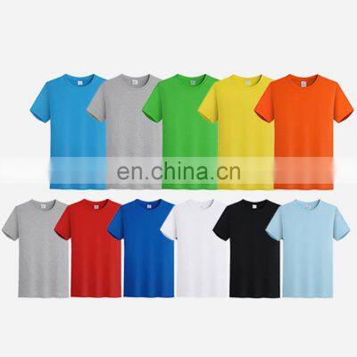 Mens Blank Custom Logo Casual Cotton Promotional Crew Regular Short Sleeve Sublimation Printing White T-shirt photo-5