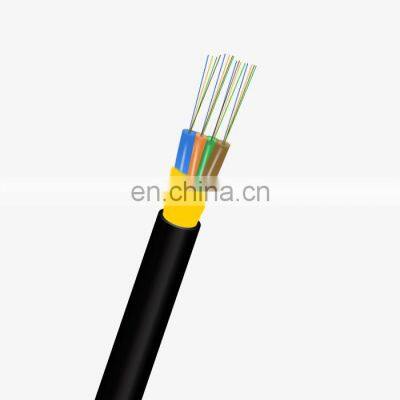 GL Factory Price Outdoor Self-supporting Aerial fibra optica adss 12 core 24 core span 100m adss fiber optic cable