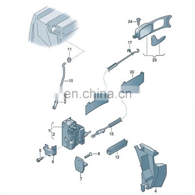 BBmart Auto Parts Cover (OE:8E0 837 350) 8E0837350 for Audi A4 S4 Factory Low Price