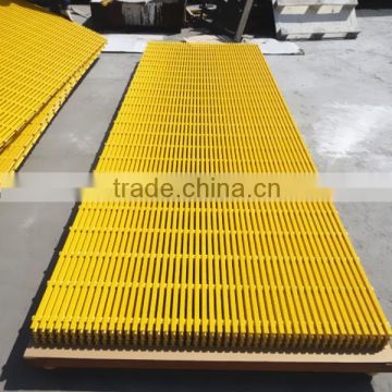 Heavy Duty FRP Pultruded Gratings For Trench Cover