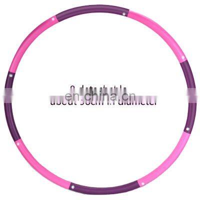 Popular Weighted Candy Color Hola Hoops Adult Kid Weight Loss Smart Hula Ring Hoops