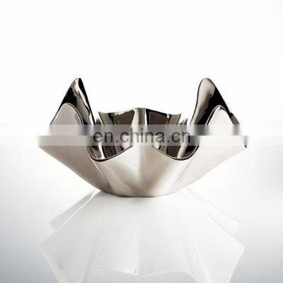 stainless steel curve bowl