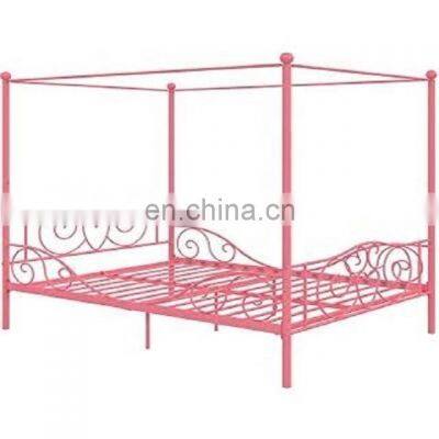 Black Colour Metal Bed photo-5
