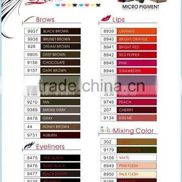 Best Paint For Tattooing LUSHCOLOR Permanent Makeup Ink 8ml Micro Pigment photo-6