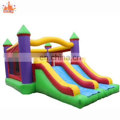 Customized inflatable bouncer commercial castle combo inflatable slide