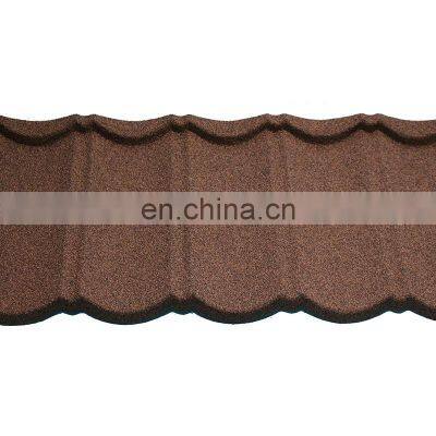 China best quality bond stone coated metal steel roofing tiles shingles sheets wave roof tiles