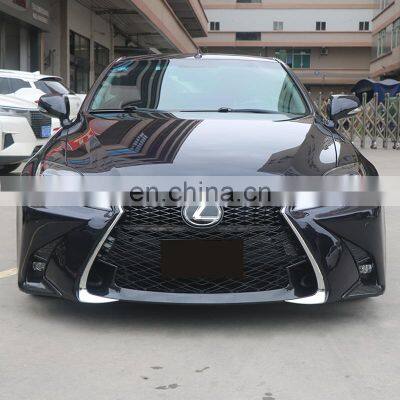 Runde Car Modification PP Material GS Style IS300C Body Kit For 2006-2012 Lexus IS250 Front Bumper Grille Spoiler