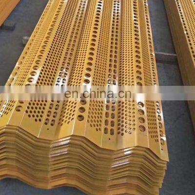 Wind Break Wall Mesh Three Peak Aluminum Windproof and Dust Suppression Net photo-2