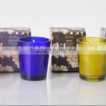 Colored scented candle soy wax paraffin wax gift set