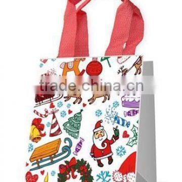 Christmas Gift Bag Made of Art Paper, Paper Bag OEM Acceptable