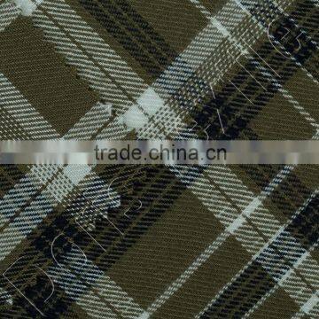 100% RAYON YARN DYED PLAID fabric