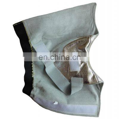 Aluminized Apron PFR Radiant Heat Resistant Leather Apron photo-4