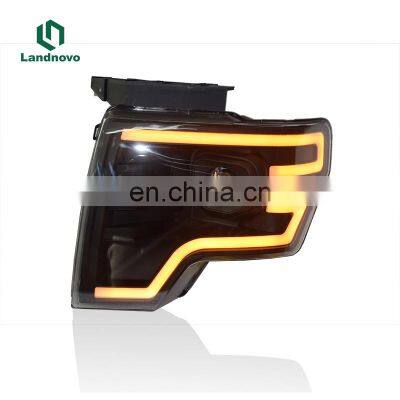 Landnovo wholesale factory price modified LED headlight for Ford Ranger F150 2009-2014 car head light head lamp