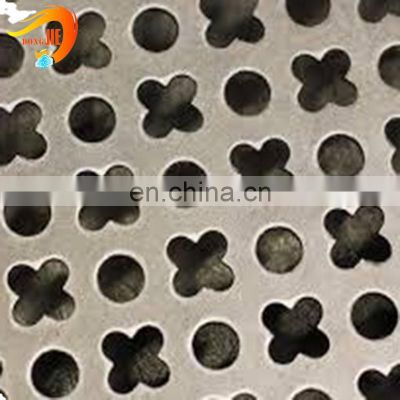 Outdoor decoration aluminum mesh wall cladding perforated metal plate