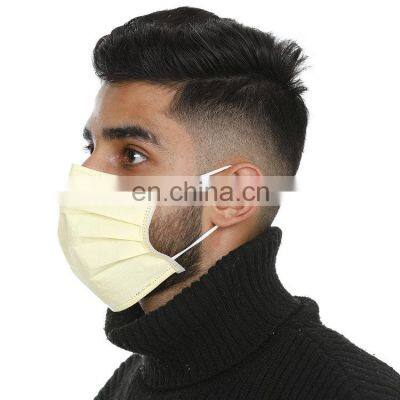 Face Mask Disposable 3Ply Facial Cover Masks With Earloop Breathable Non-Woven Mouth Cover for Personal photo-4