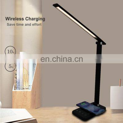 Multifunctional LED Desk Lamp With Fast Wireless Charger One-Click Night Light & Smart Timer LED Desk Lamp