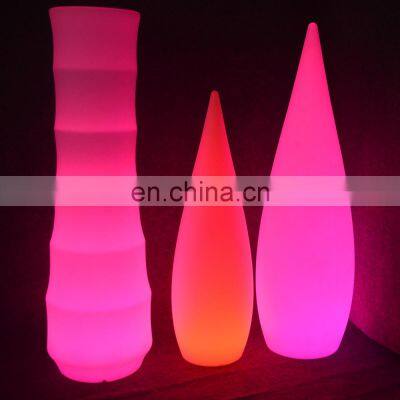 decoration led table lamp /LED outdoor garden light remote control dimmable color changing hotel uplight solar floor lamp