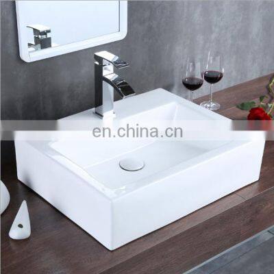High Quality Wholesale Custom Square Simple Cheap Bathroom Art Basin photo-2