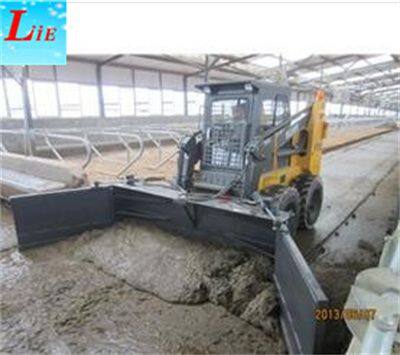 China skid steer attachments China Manure Cleaning Machine skid steer manure pusher