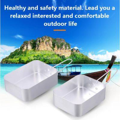 China Supplier 2 Sets Aluminum Lunch Box Aluminum Mess Tin for Sale photo-3