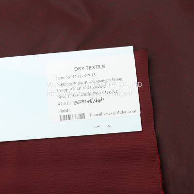 75D Elastic Jacquard Lining, Twill Elastic Jacquard Lining, Elastic Lining photo-4