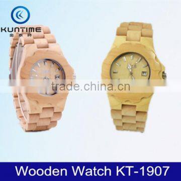 2015 quartz watch vogue vintage wood watch