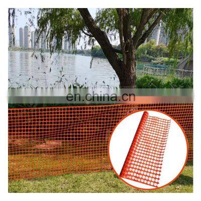 orange plastic net 1.2m plastic mesh fencing roll 4X100' for safety fence