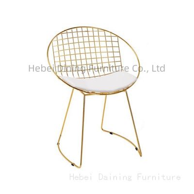 Metal Wire Chair with Round Backrest DC-W04