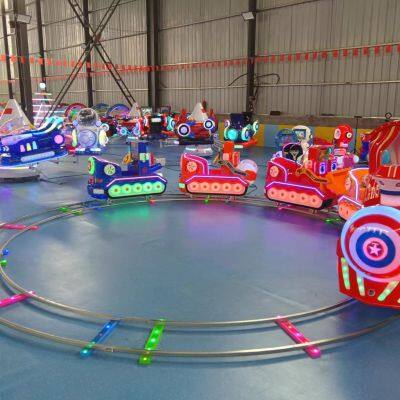 Amusement Theme Park Indoor Outdoor Small Mini Diameter Engineering Car Track Train photo-2