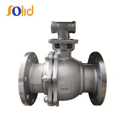 WCB/CF8/CF8M Stainless DIN Standard Flange Ball Valve PN16