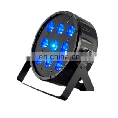 High quality Rgbw Flat Par Plastic led dj stage lighting Laser Stage Par Light dj stage panel light for disco