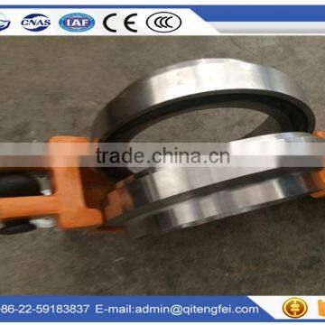 Kyokuto DN100 ST52 forged concrete pump pipe flange used in comcrete pump