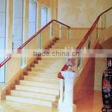 150x30x3cm Cheap Polished Beige Marble Stair Cover Tiles photo-2
