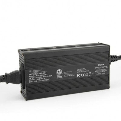 24V 20A IP67 Waterproof Lithium Battery Charger with Temperature Control