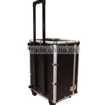 Black Aluminum Alloy Trolley Case with Handle